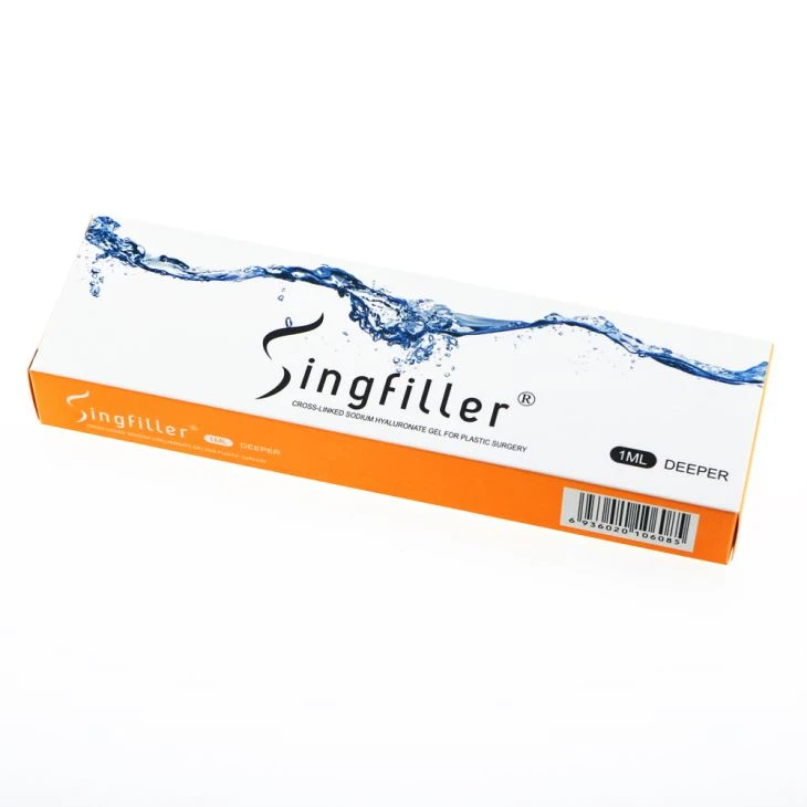 CE Marked Long Last Cross-linked Hyaluronic Gel Derm for Lip Enhancer and Anti Wrinkle Remove